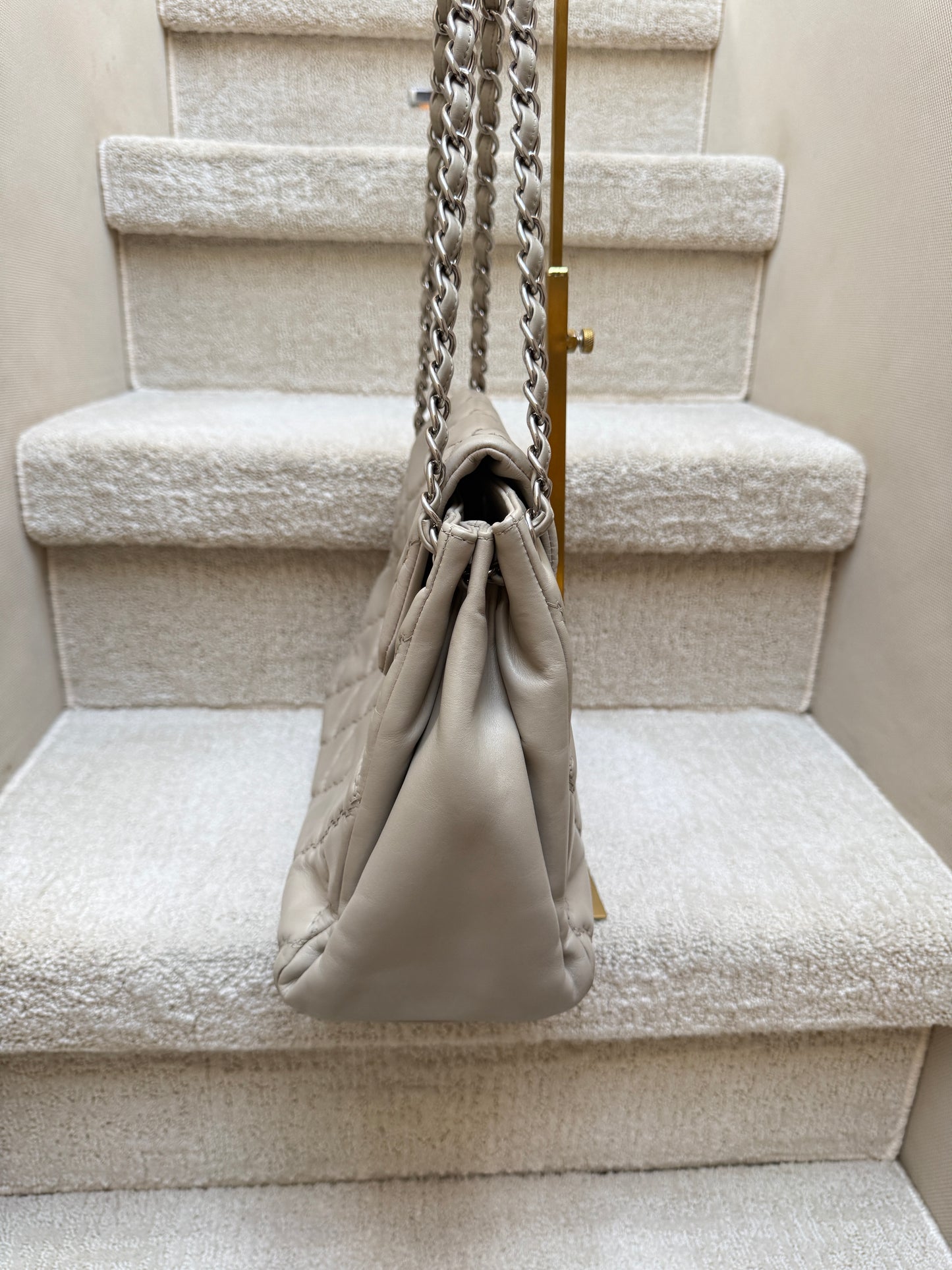 Chanel Hampton Accordion Flap side view