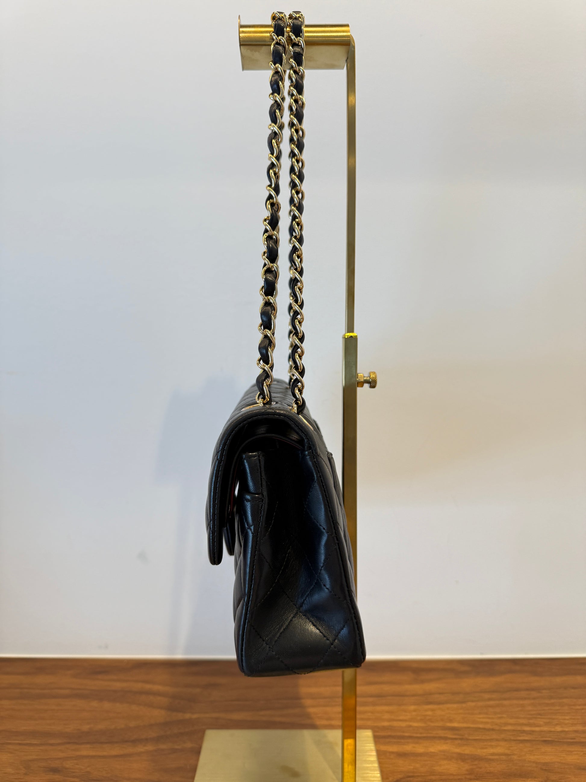 Chanel Small Classic Double Flap Handbag Preloved side view