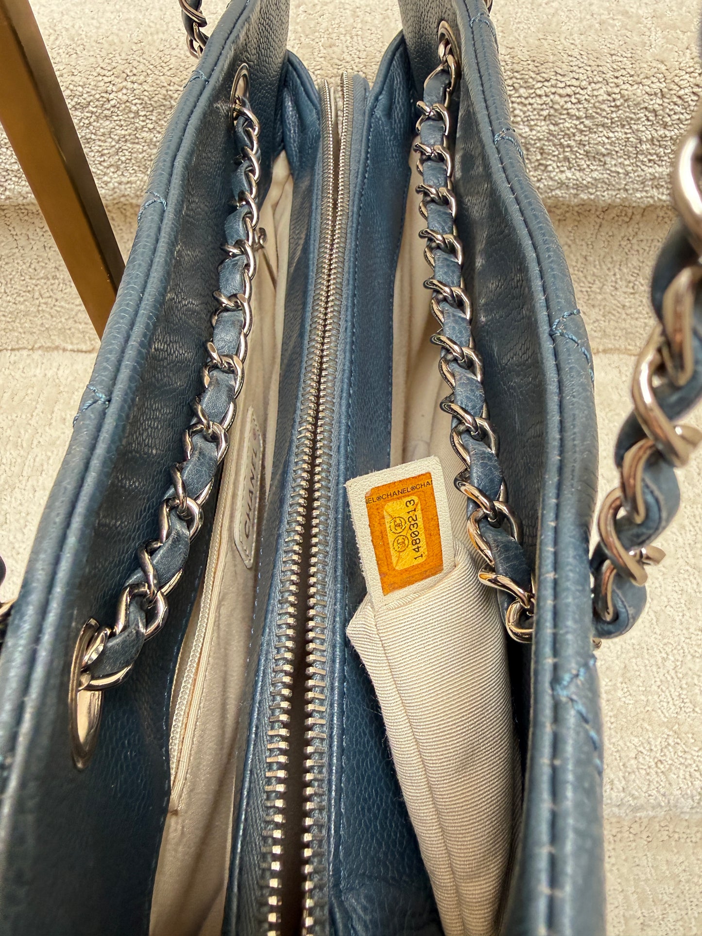 Chanel Timeless CC Frame Tote in Caviar