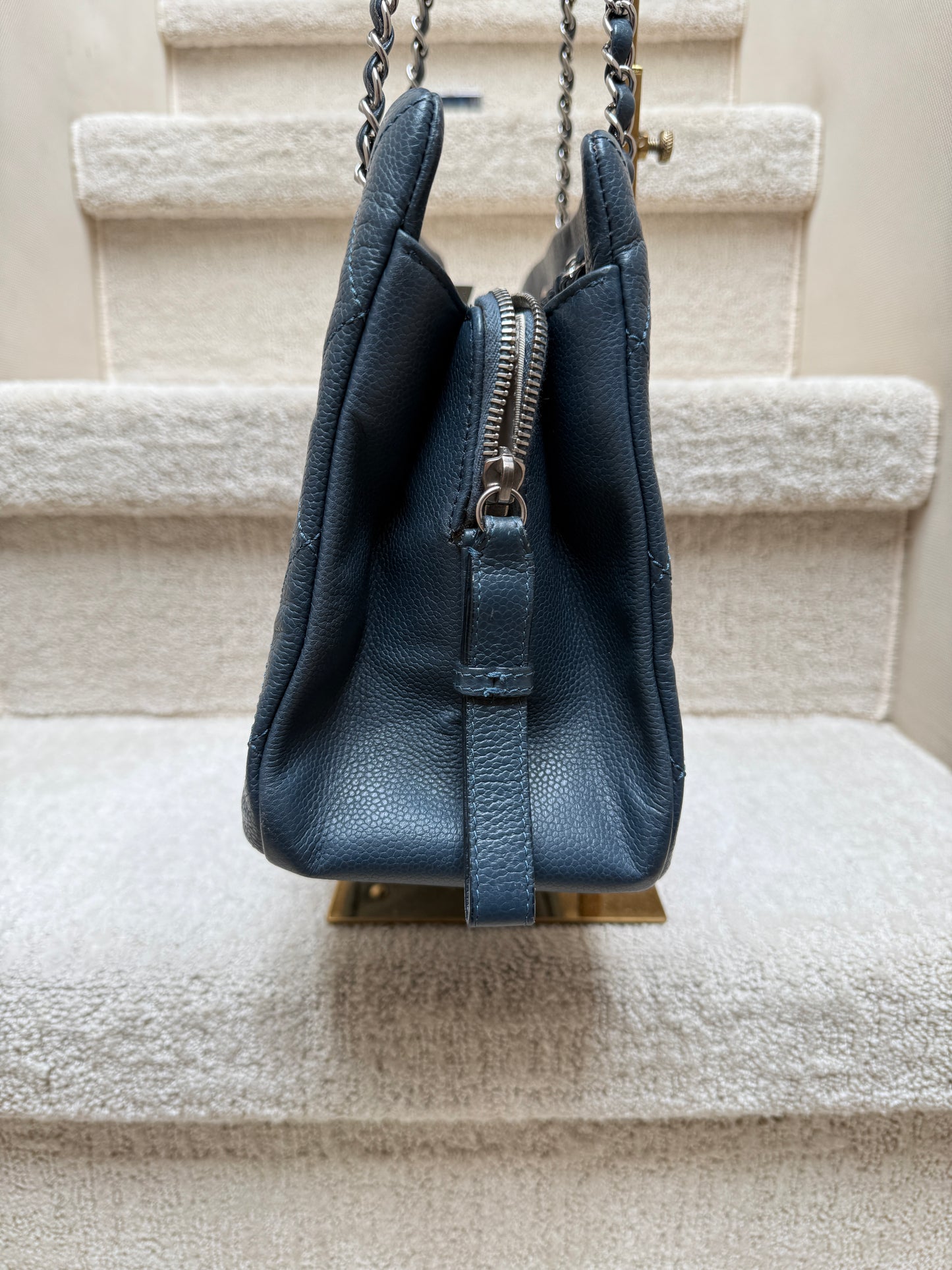 Chanel Timeless CC Frame Tote in Caviar