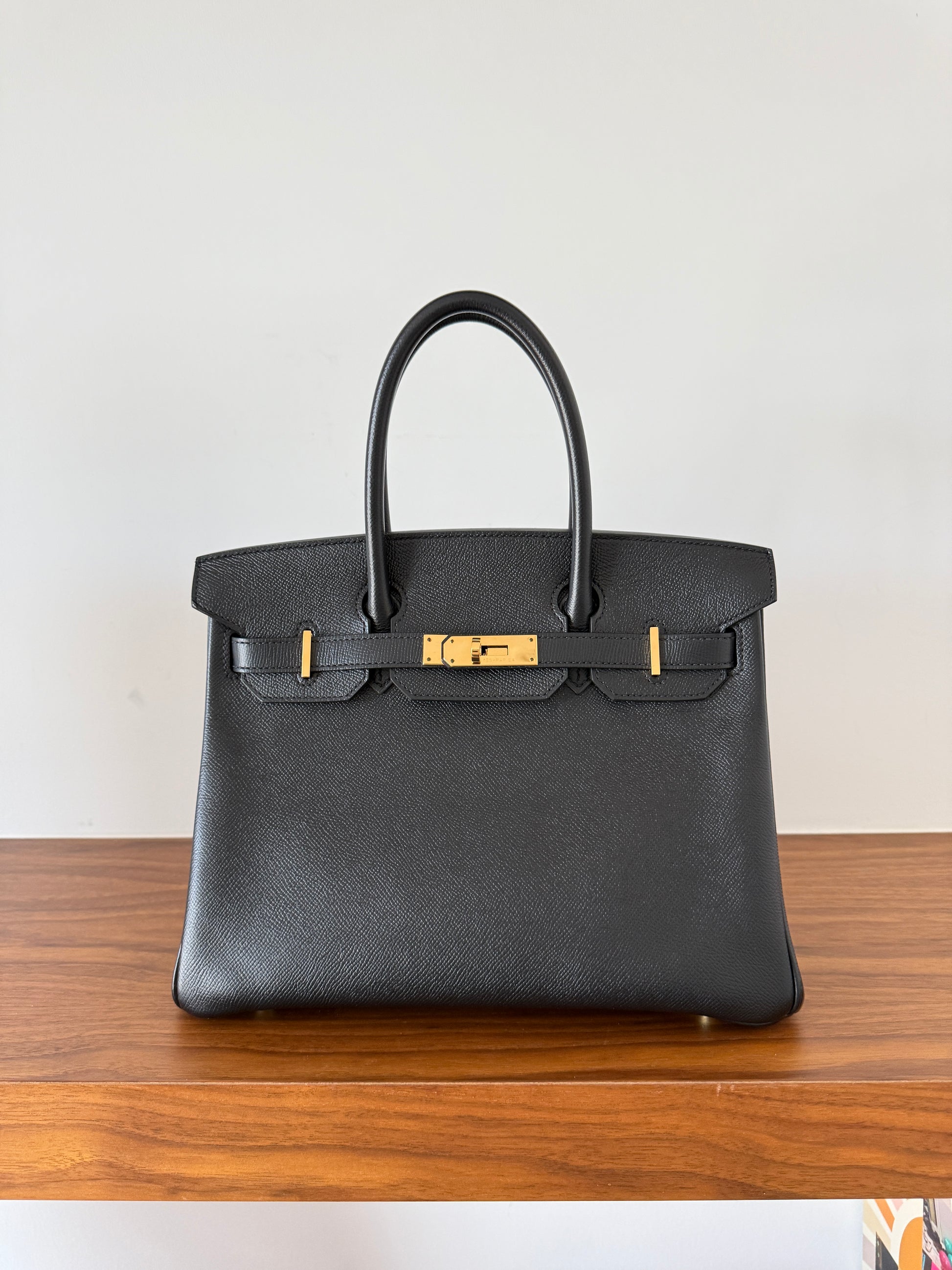 hermes birkin 30 in epsom leather with gold hardware made in 2015 authenic and preloved for sale from purseonalshopper
