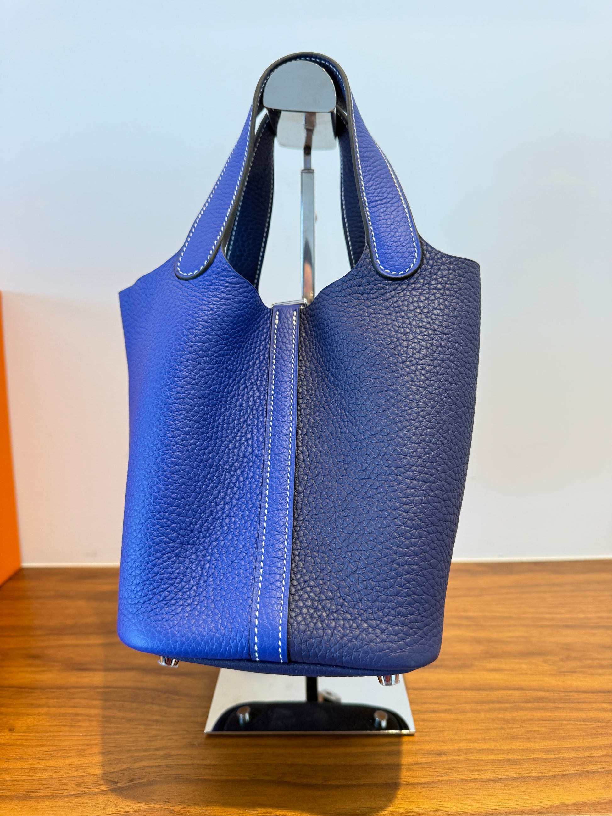 Like New Hermes picotin 18 photo back of bag