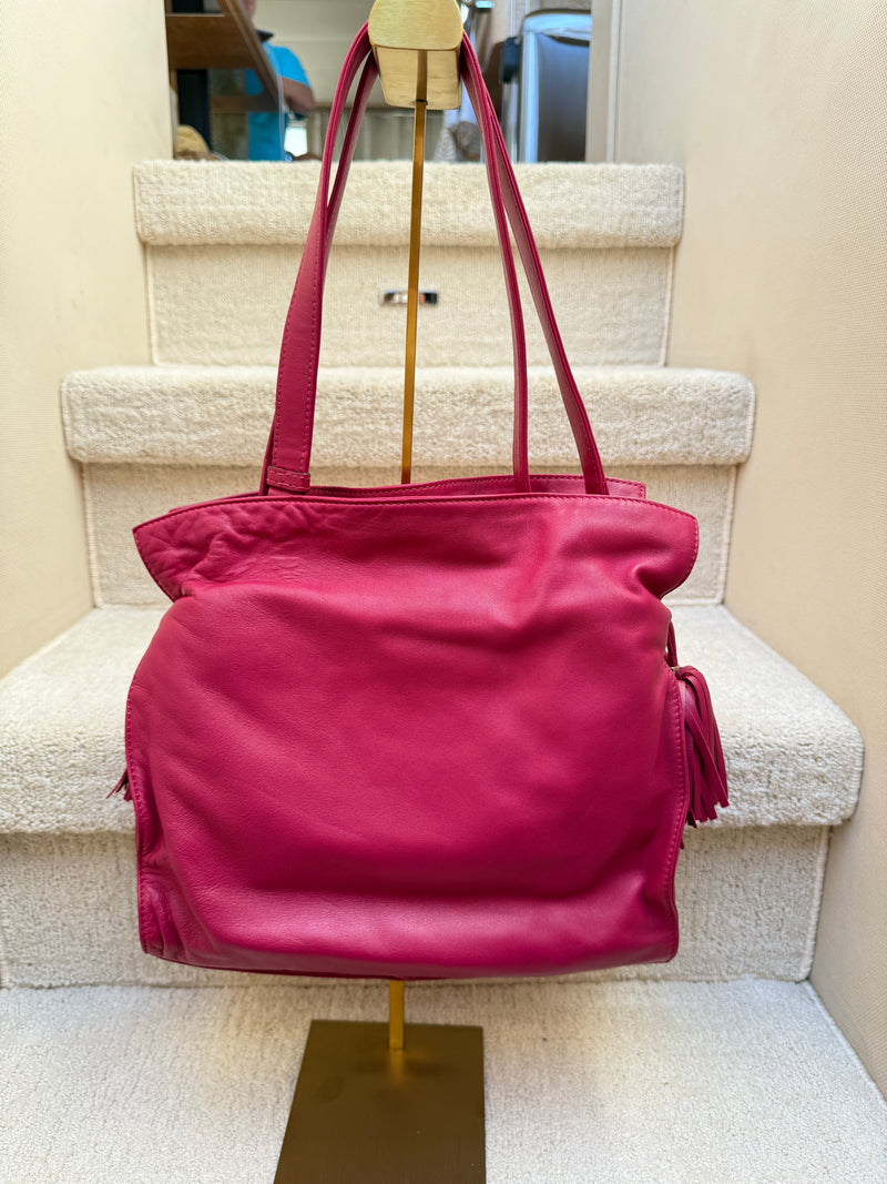 Loewe Flamenco Tassel Handbag in Fuschia