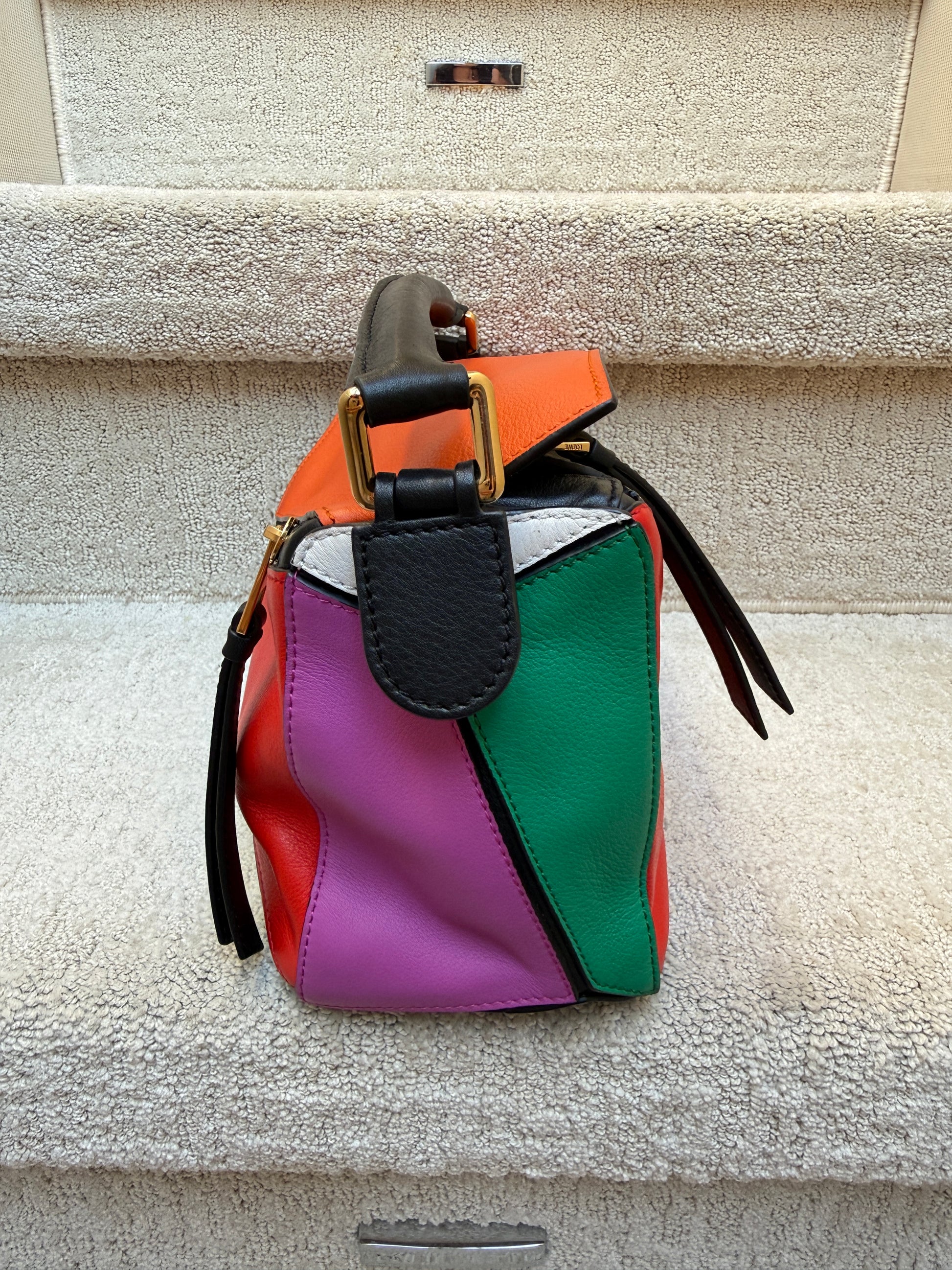 loewe puzzlebag side view used in excellent condition