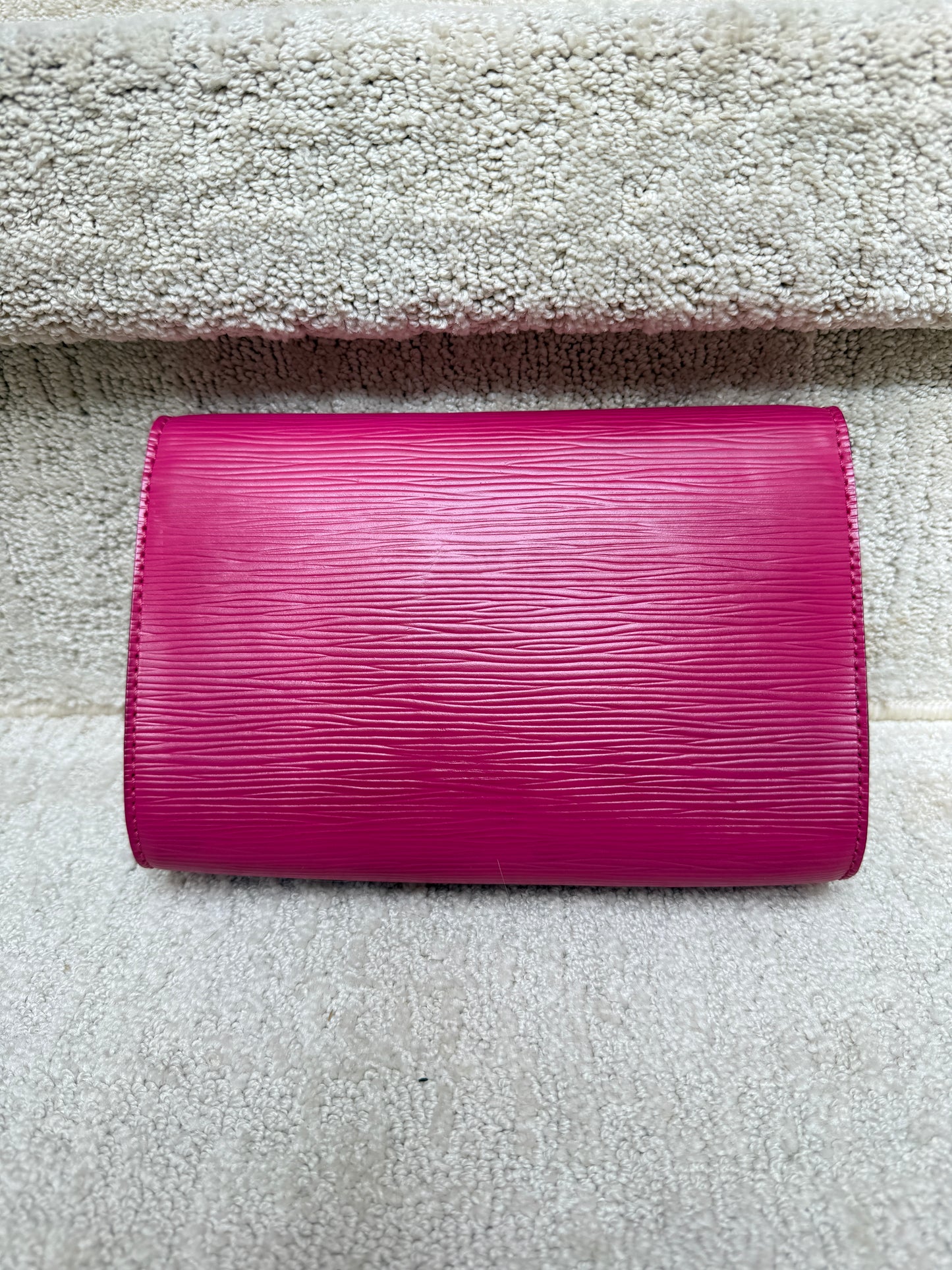 Louis Vuitton Louise Handbag in Hot Pink Epi Leather