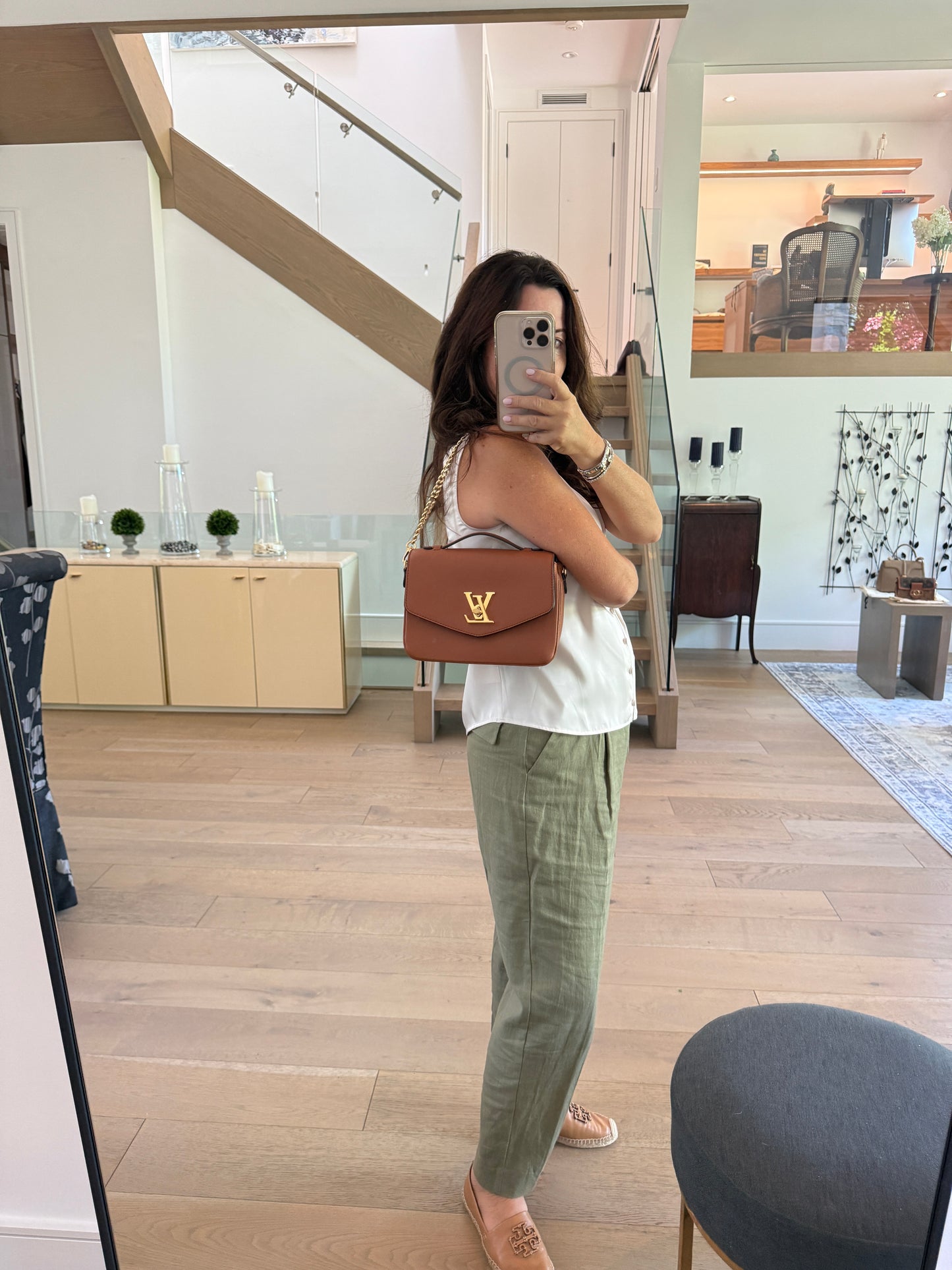 Louis Vuitton Lockme Oxford Cognac Pre-Owned