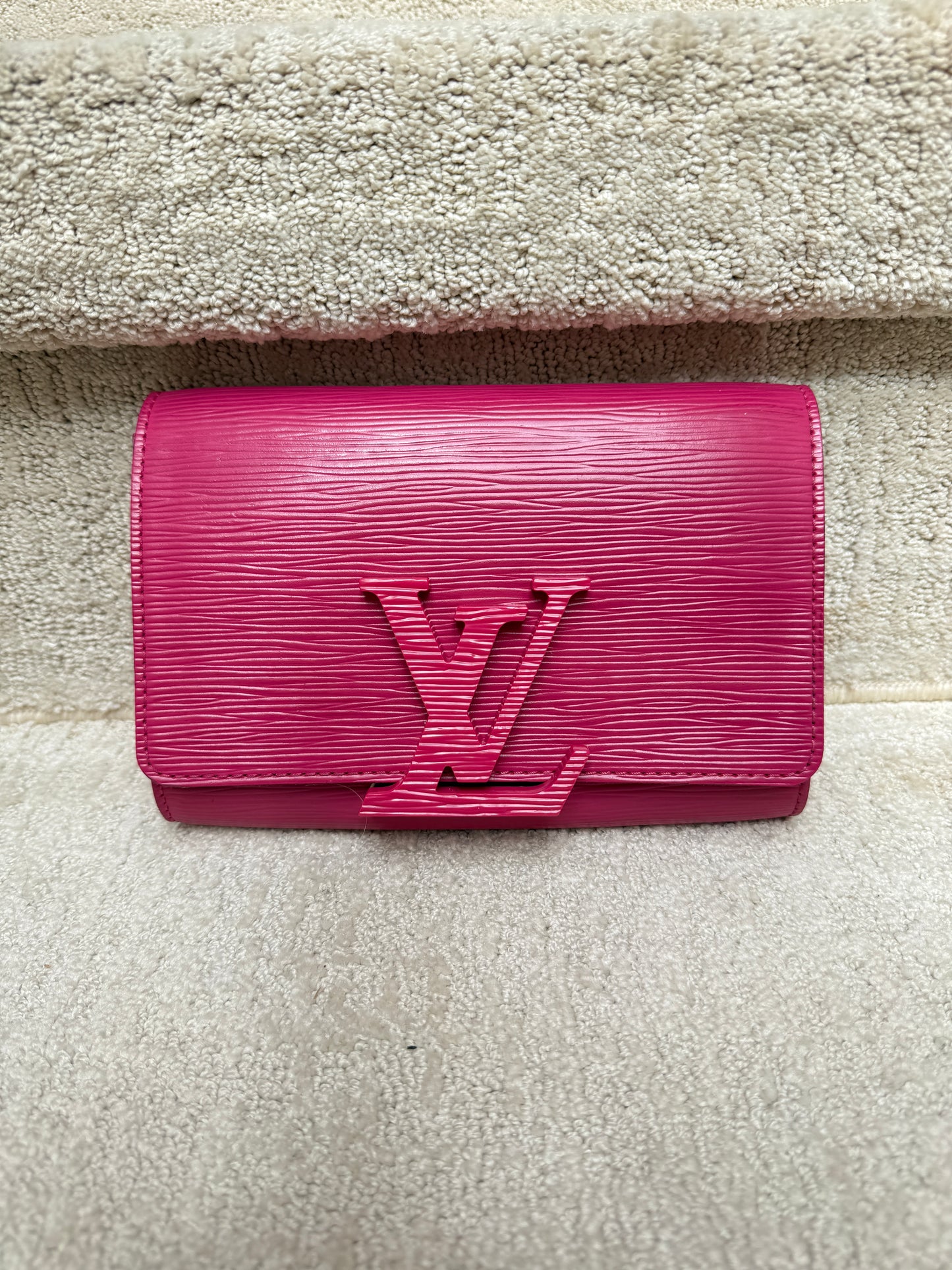 Louis Vuitton Louise Handbag in Hot Pink Epi Leather