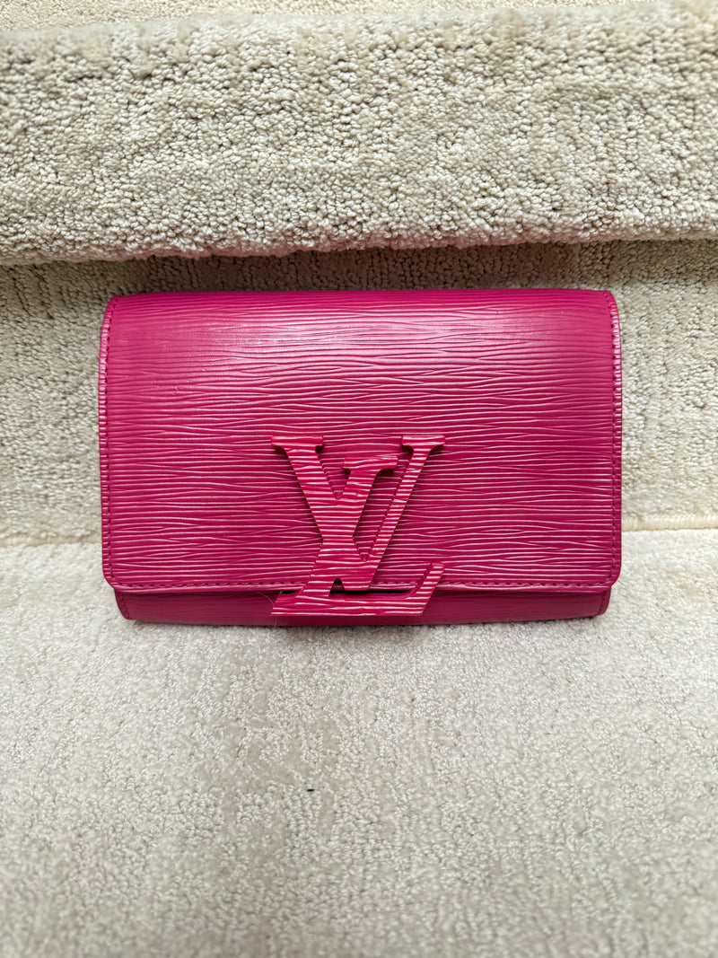 Louis Vuitton Louise Handbag in Hot Pink Epi Leather