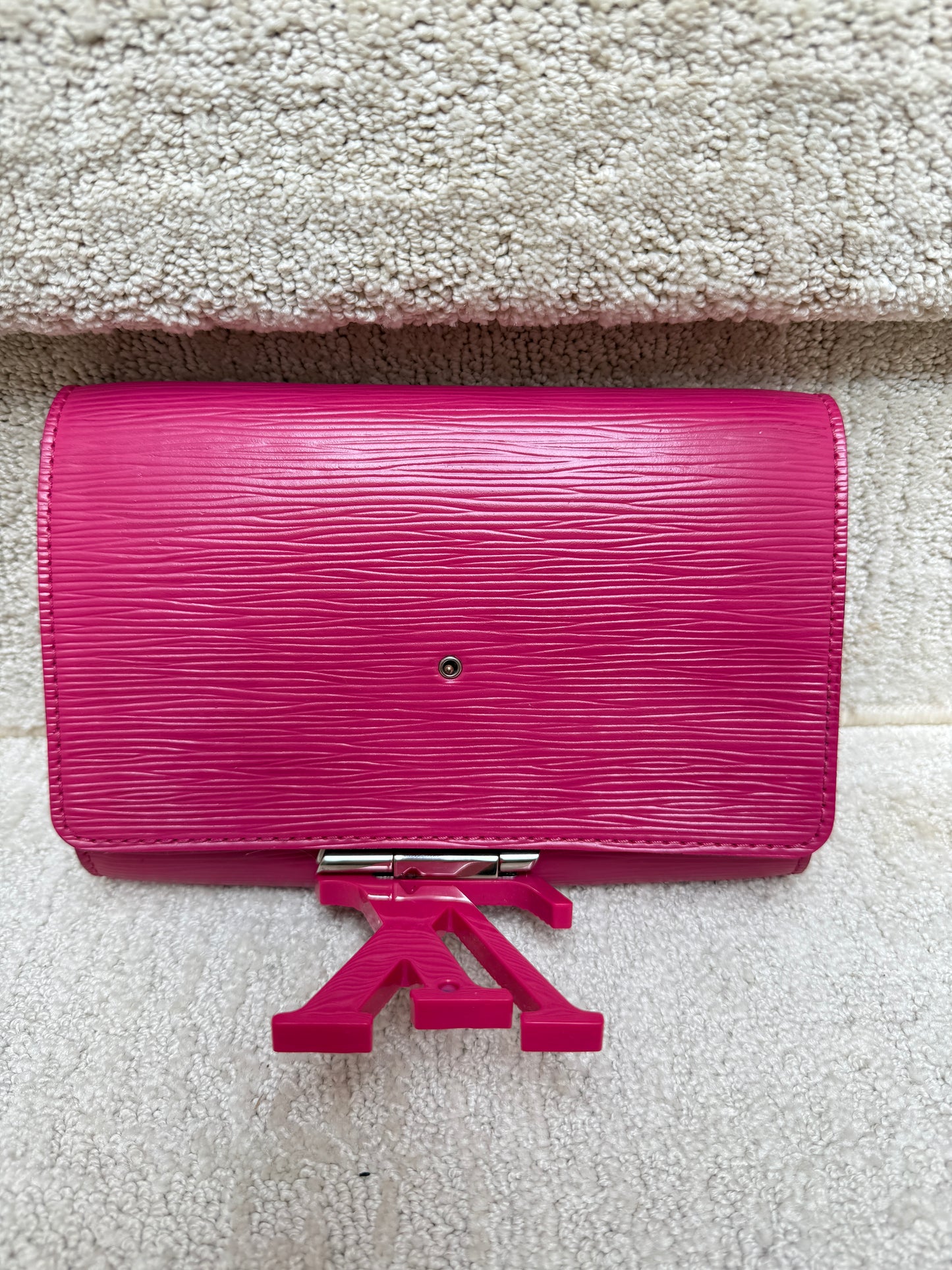 Louis Vuitton Louise Handbag in Hot Pink Epi Leather