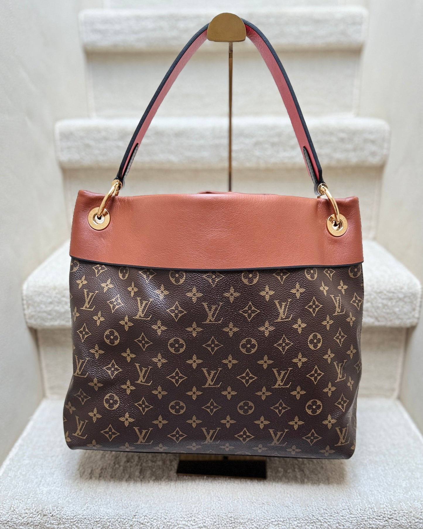 Louis Vuitton Tuileries Hobo Bag in Caramel Brown